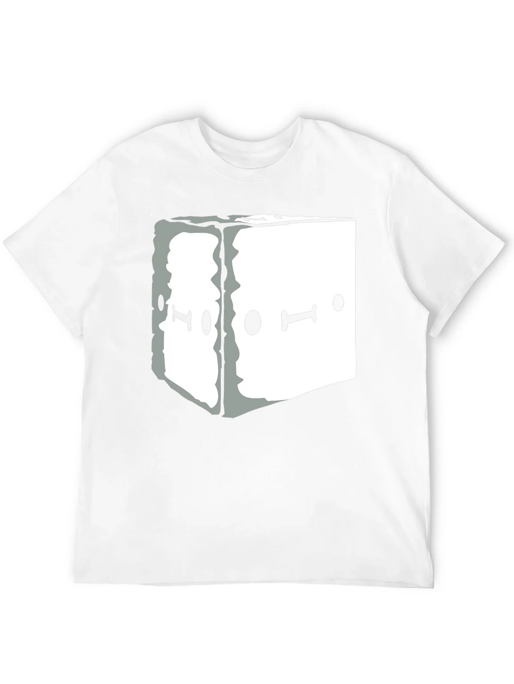 Abstract Graphic Tee - Black Unisex Casual T-Shirt product image 11