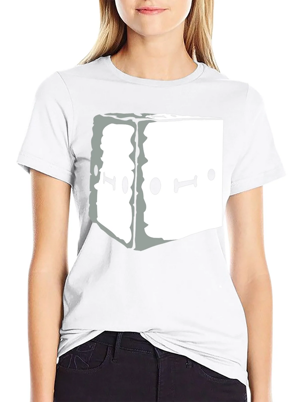 Abstract Graphic Tee - Black Unisex Casual T-Shirt product image 8