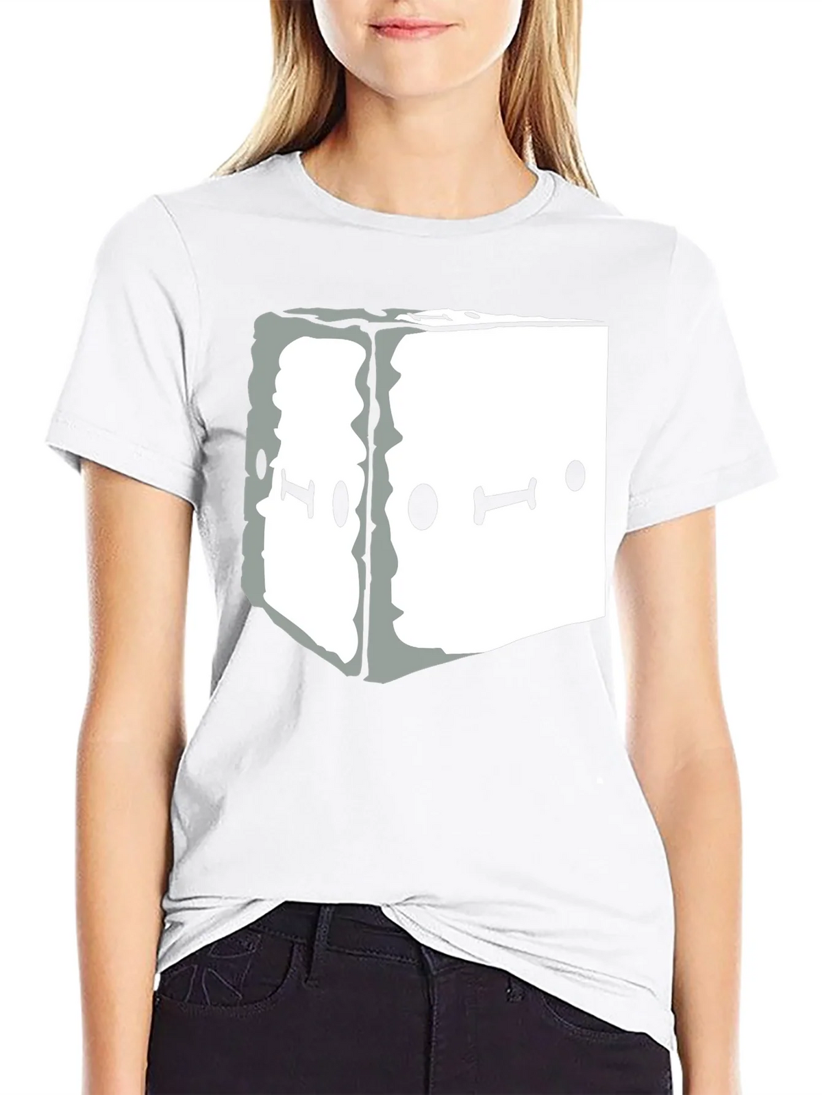 Abstract Graphic Tee - Black Unisex Casual T-Shirt product image 8
