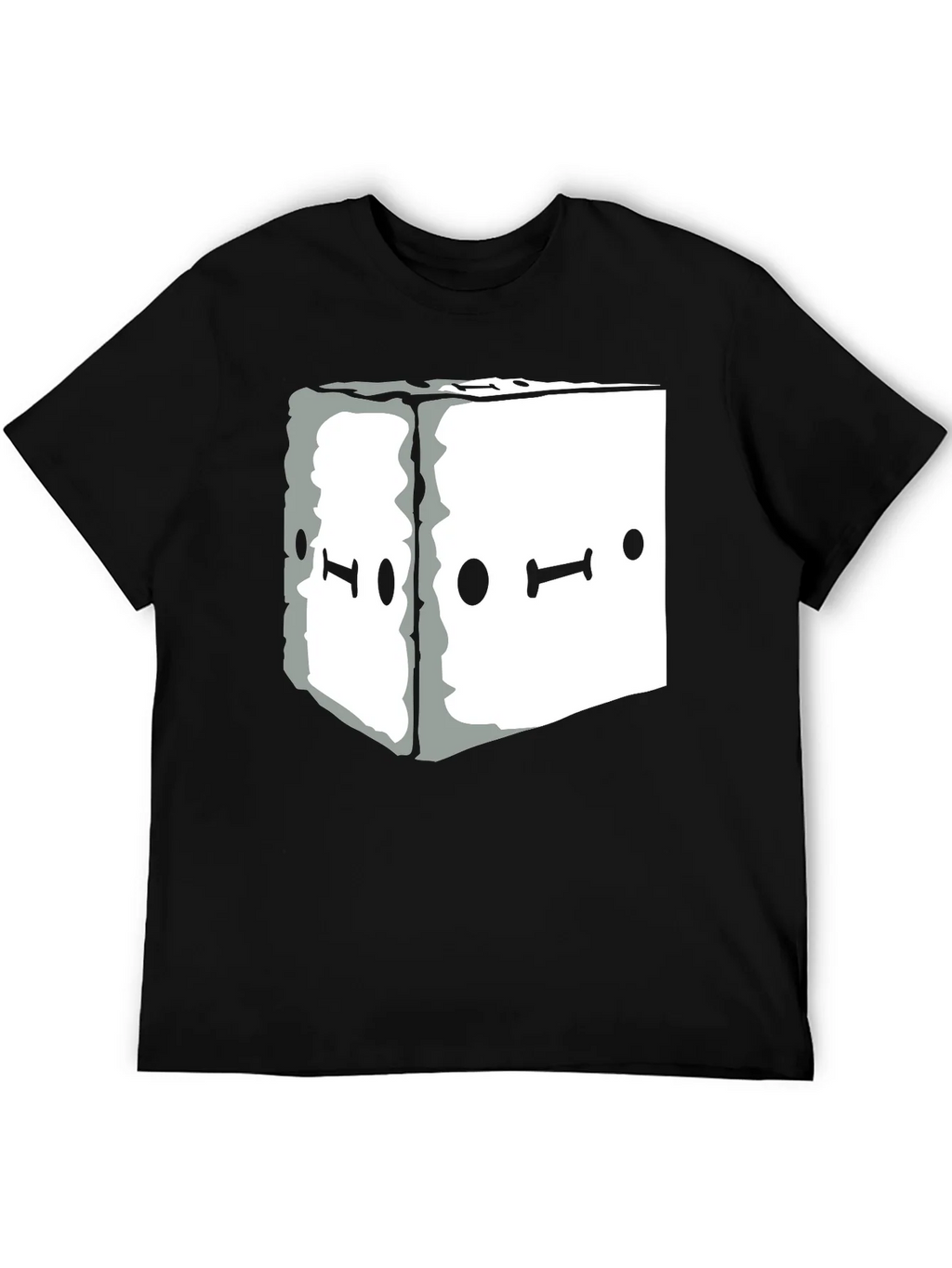 Abstract Graphic Tee - Black Unisex Casual T-Shirt product image 5