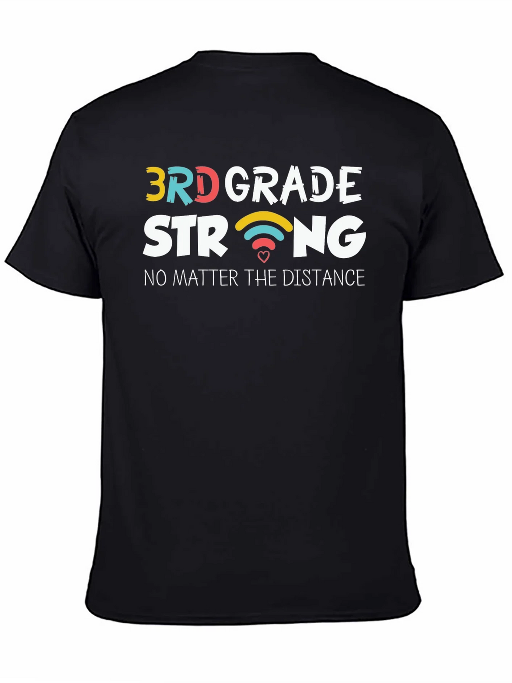 3rd Grade Strong Black T-Shirt product image 4