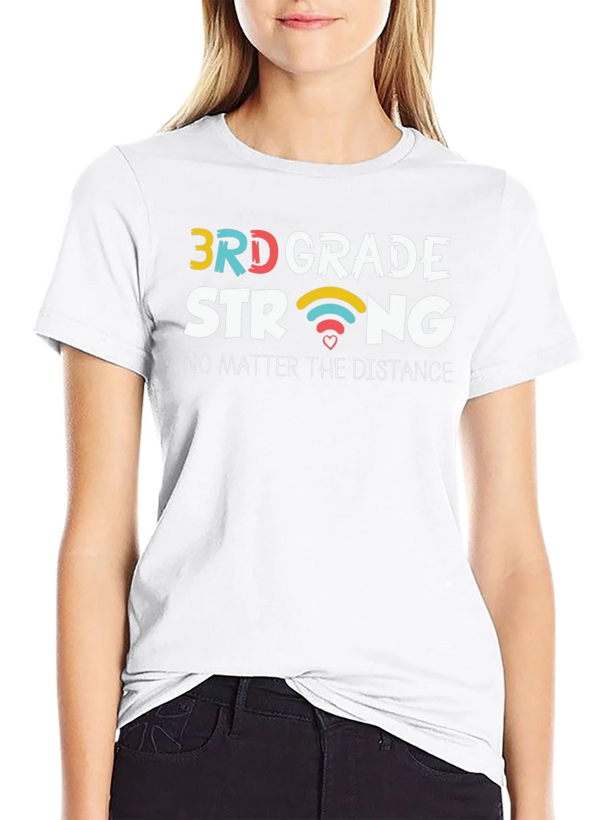 3rd Grade Strong Black T-Shirt product image 8