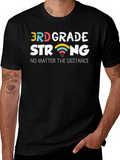 3rd Grade Strong Black T-Shirt product image 1