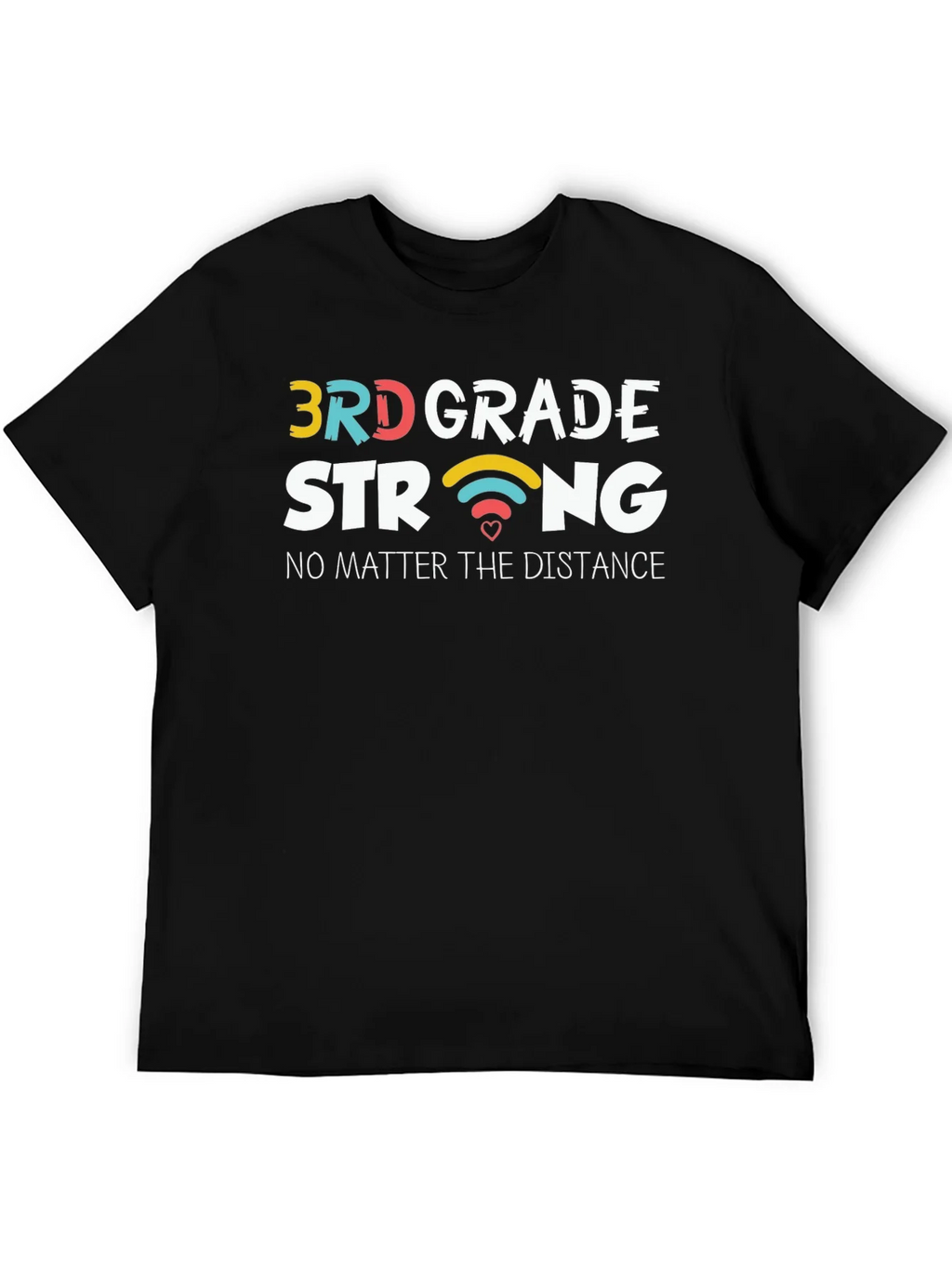 3rd Grade Strong Black T-Shirt product image 5