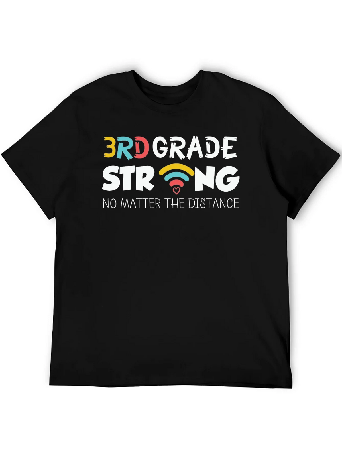 3rd Grade Strong Black T-Shirt product image 5