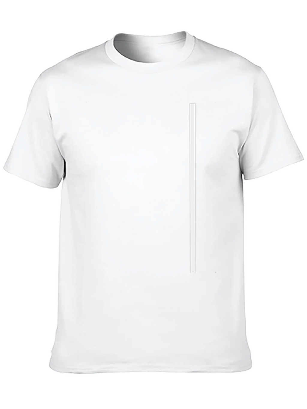 Minimalist Black Tee with White Stripe product image 7