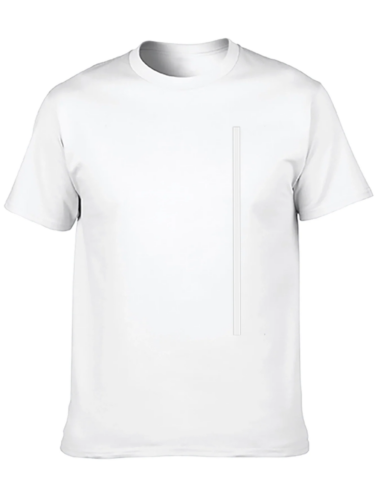 Minimalist Black Tee with White Stripe product image 7