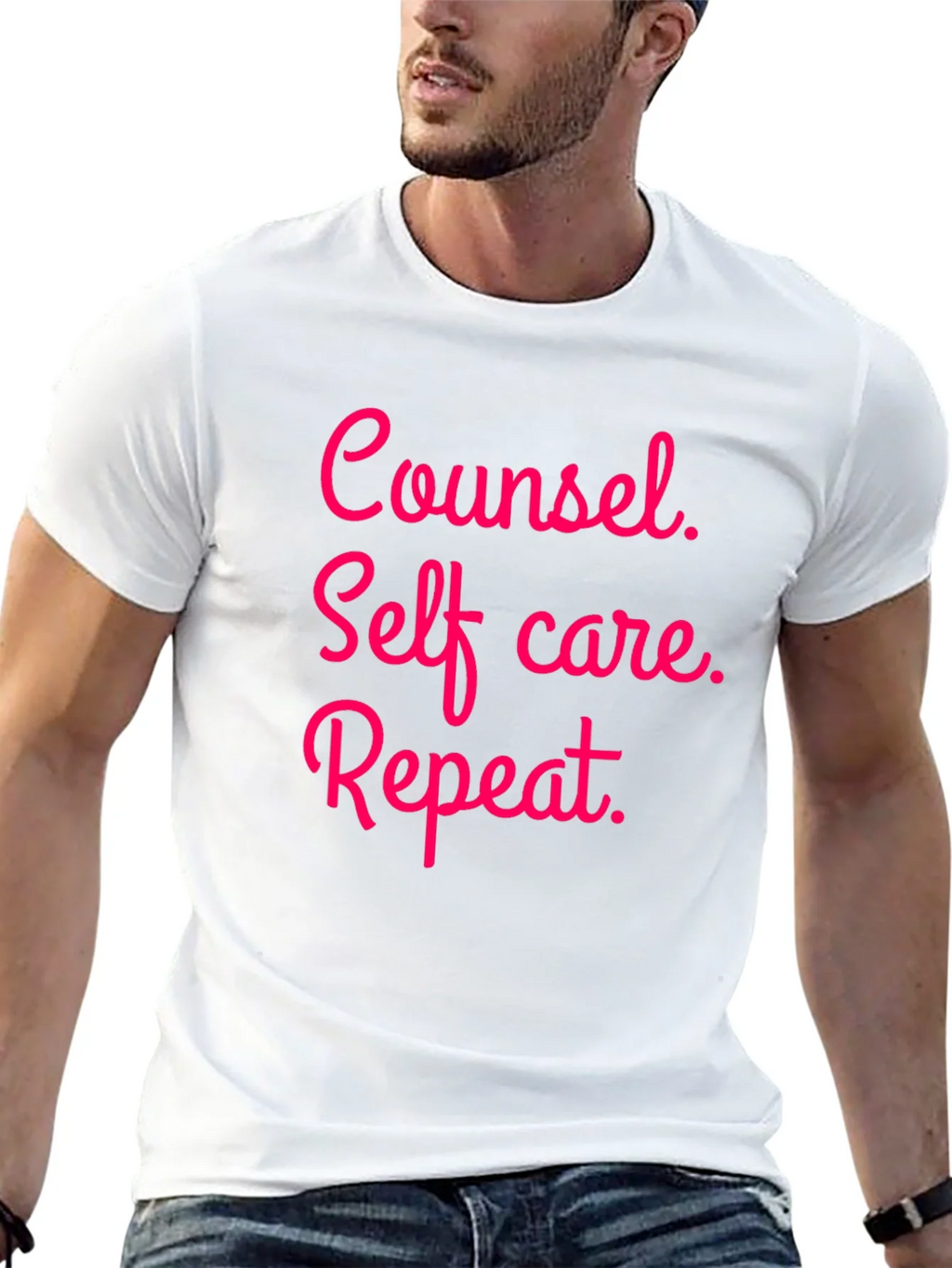 Counsel Self-Care Repeat Graphic Tee product image 4