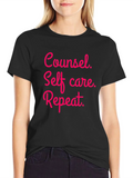 Counsel Self-Care Repeat Graphic Tee product image 1
