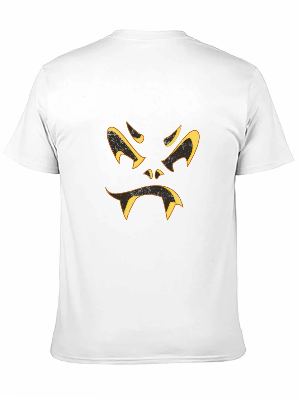 Spooky Halloween Face Black T-Shirt product image 6