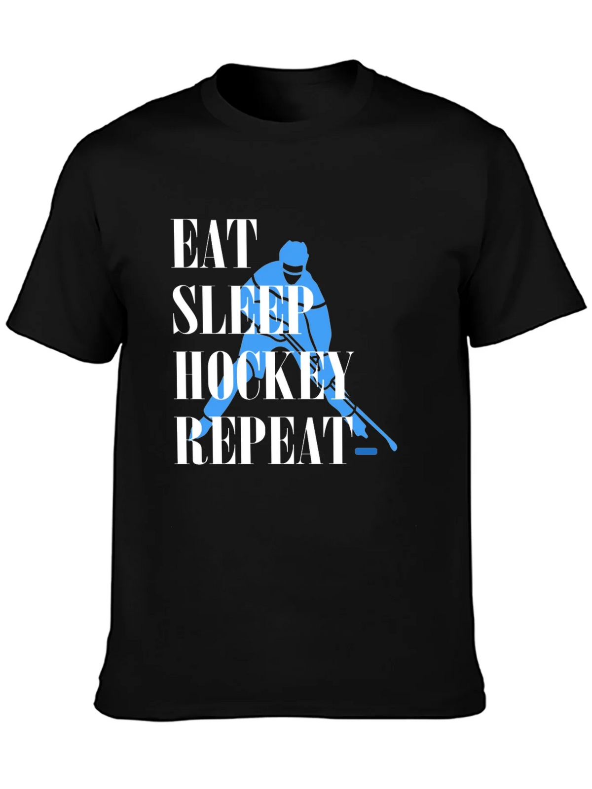 Eat Sleep Hockey Repeat Graphic Tee product image 3