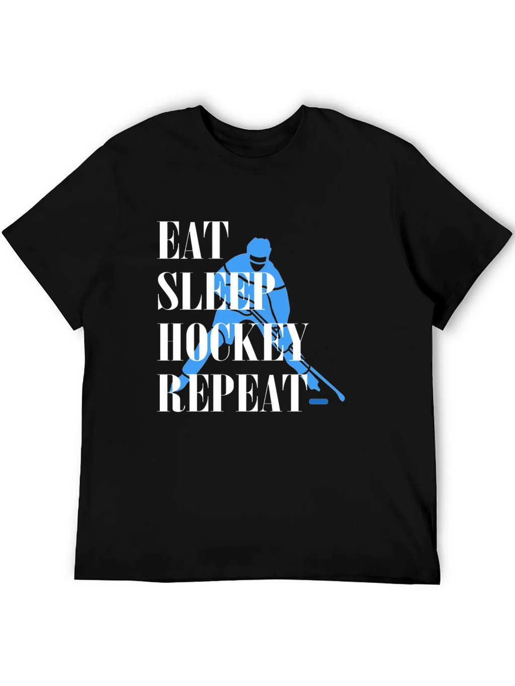 Eat Sleep Hockey Repeat Graphic Tee product image 5