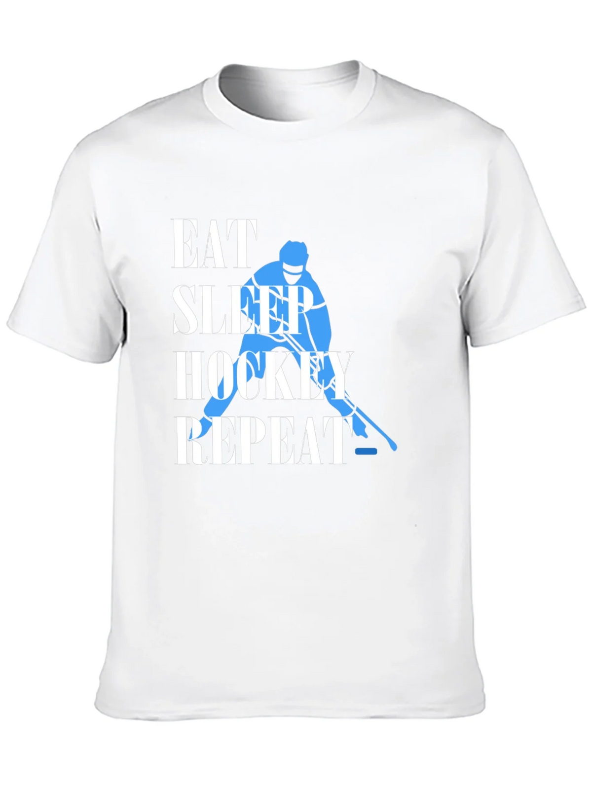 Eat Sleep Hockey Repeat Graphic Tee product image 9