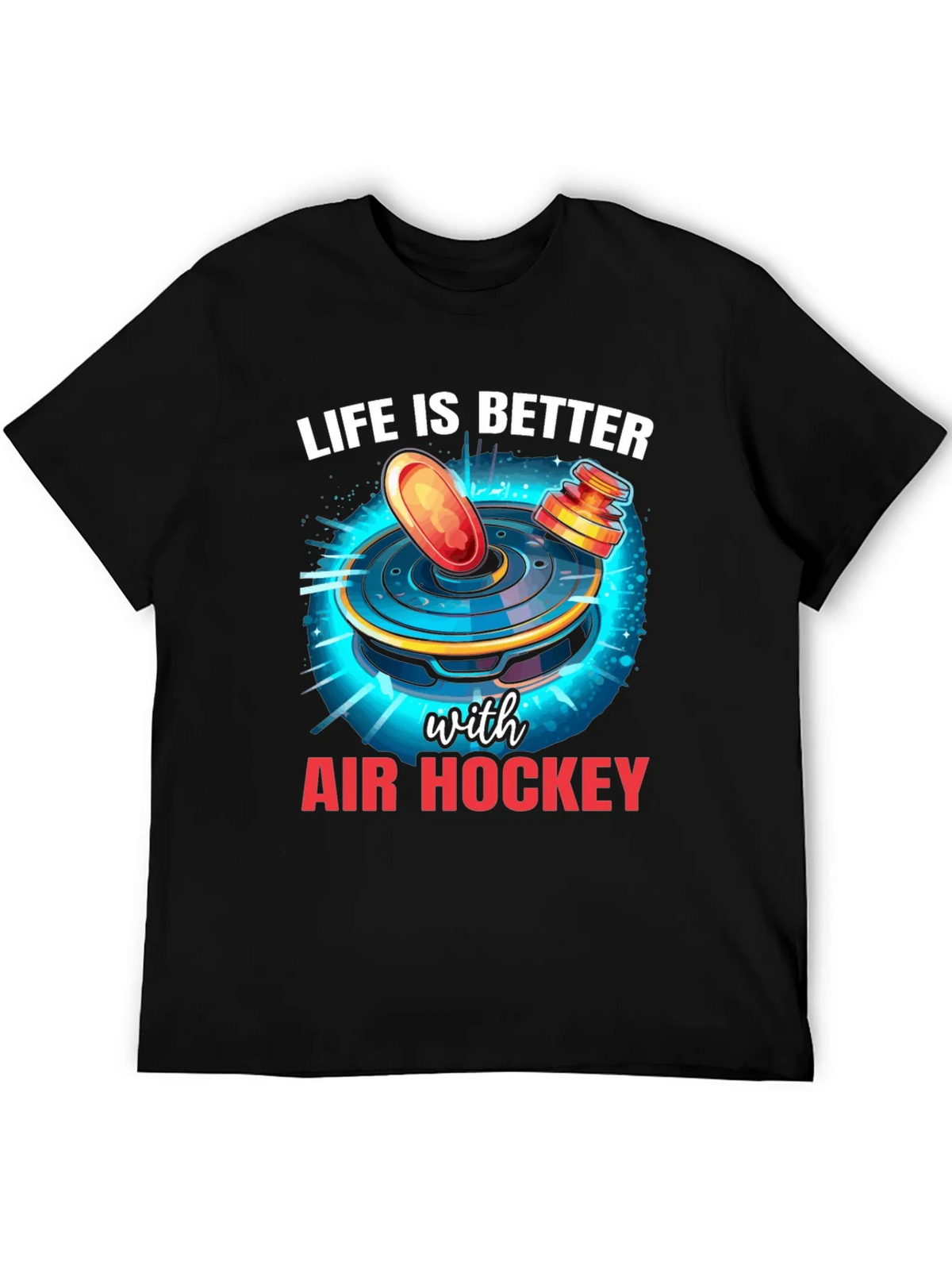 Air Hockey T-Shirt - Life Is Better with product image 5