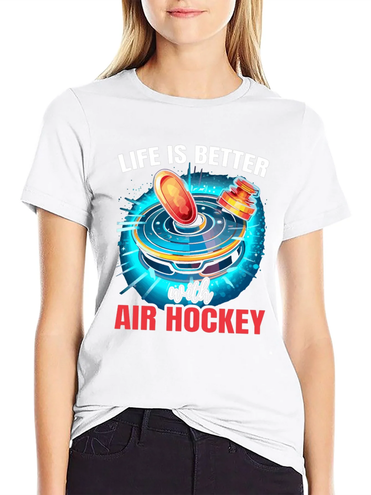 Air Hockey T-Shirt - Life Is Better with product image 8