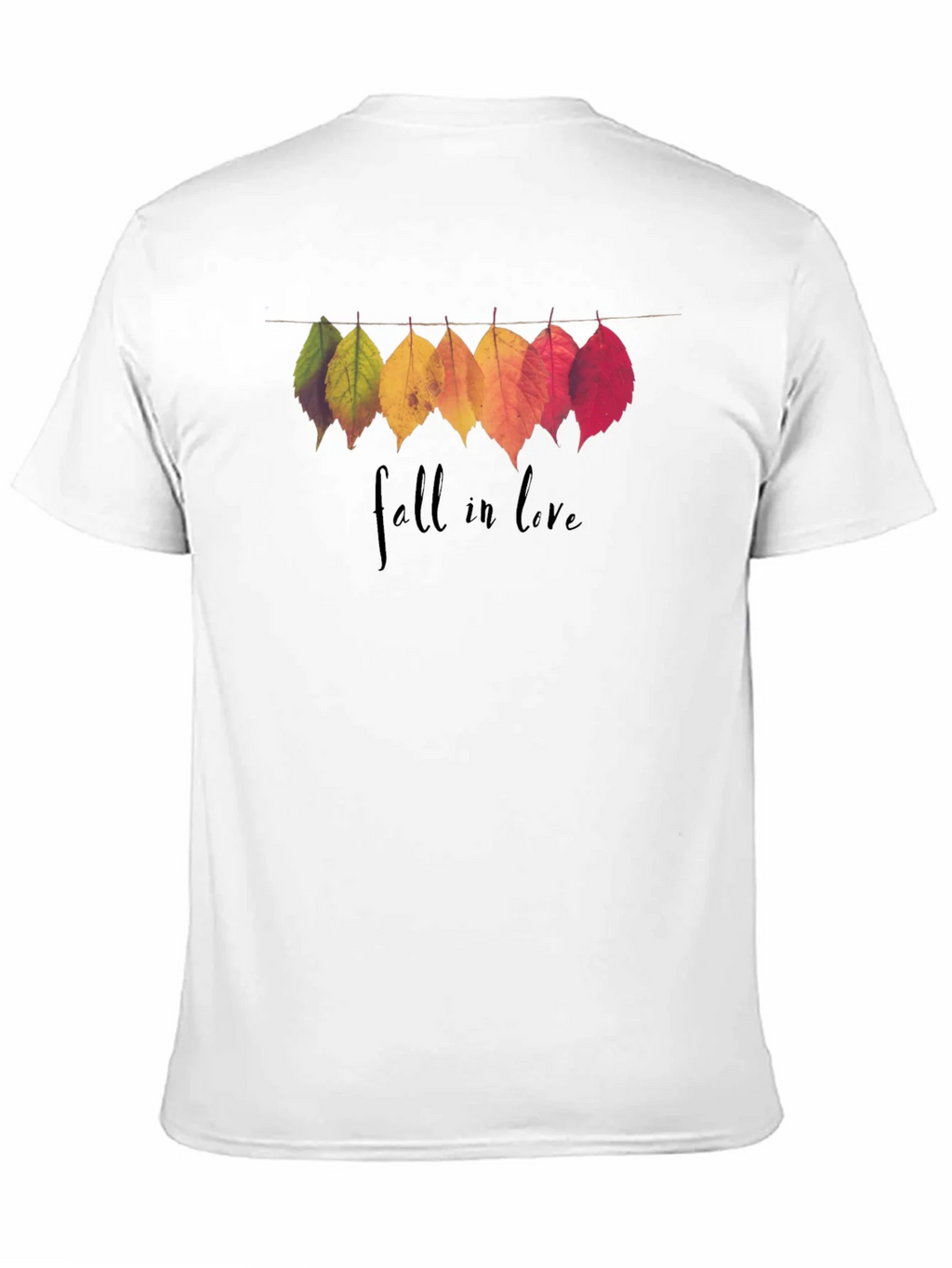 Fall in Love Leaves Graphic T-Shirt product image 10