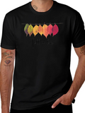 Fall in Love Leaves Graphic T-Shirt product image 1