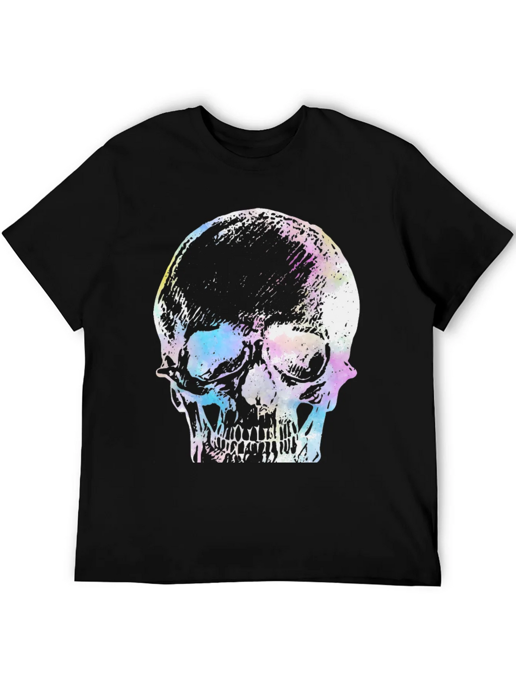 Skull Graphic Print T-Shirt - Black product image 4