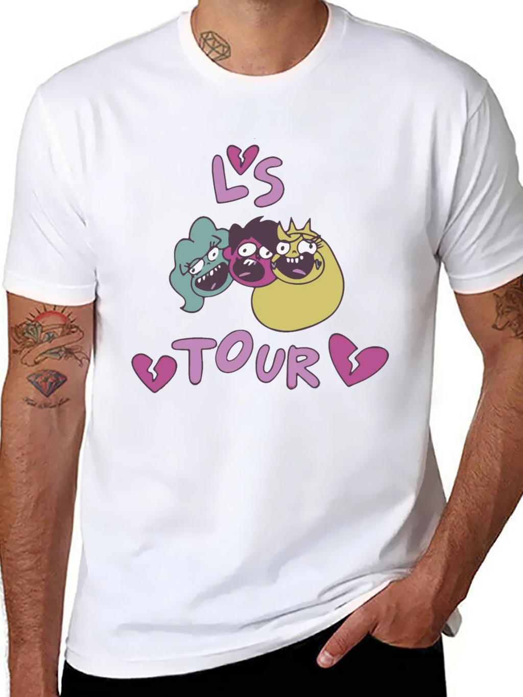 Lavas Tour Graphic T-Shirt Black product image 3