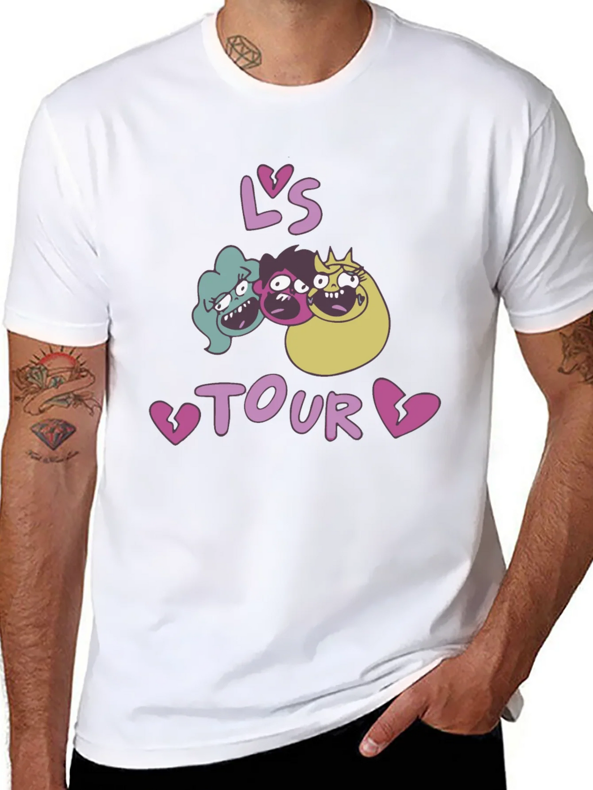 Lavas Tour Graphic T-Shirt Black product image 3