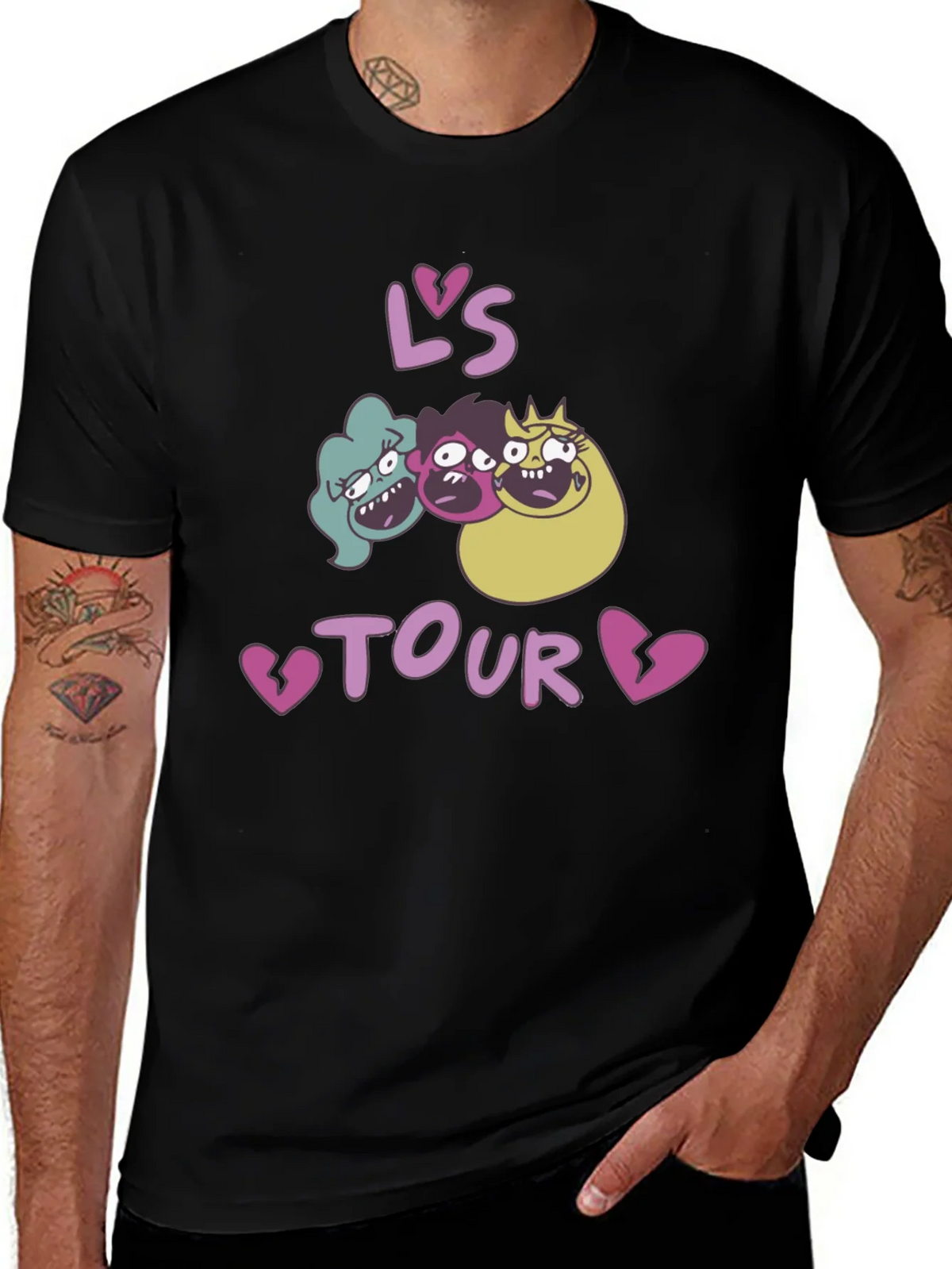 Lavas Tour Graphic T-Shirt Black product image 1
