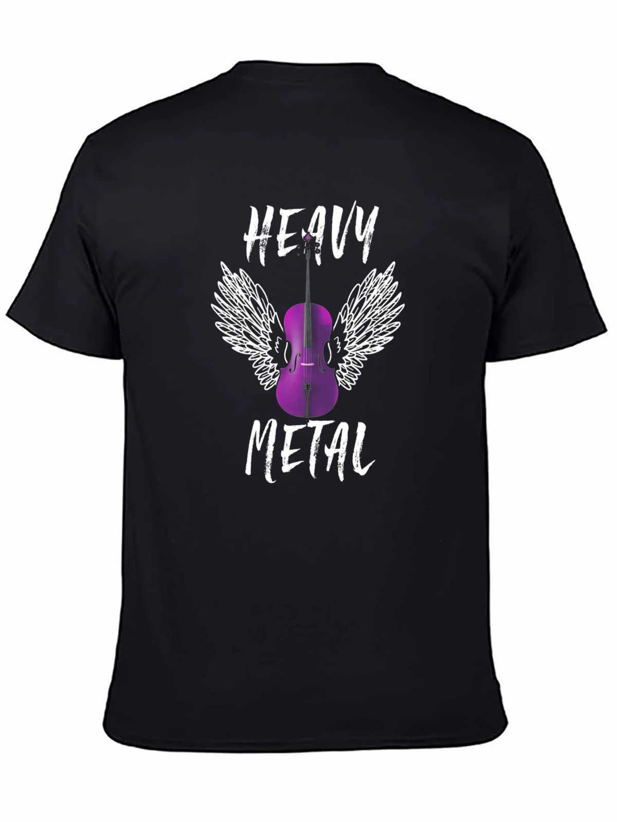 Heavy Metal Cello T-Shirt - Musician Gift product image 4