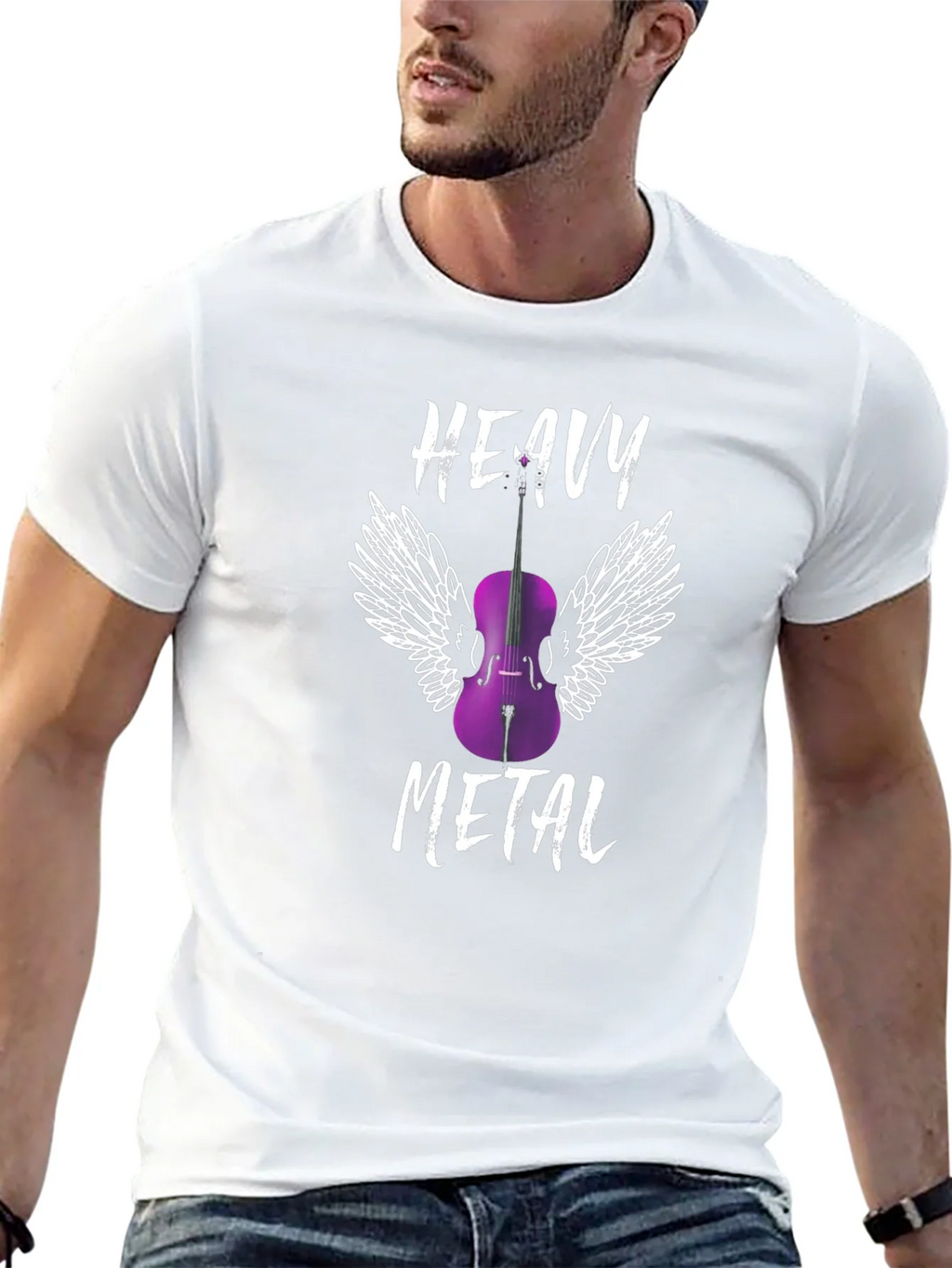 Heavy Metal Cello T-Shirt - Musician Gift product image 12