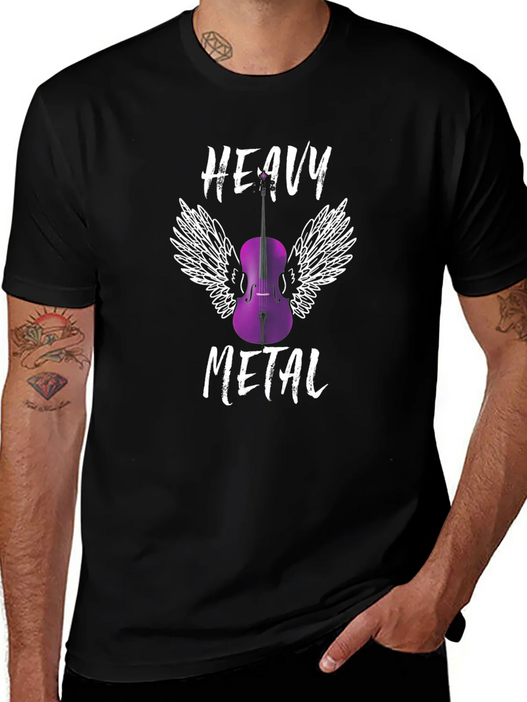 Heavy Metal Cello T-Shirt - Musician Gift product image 1