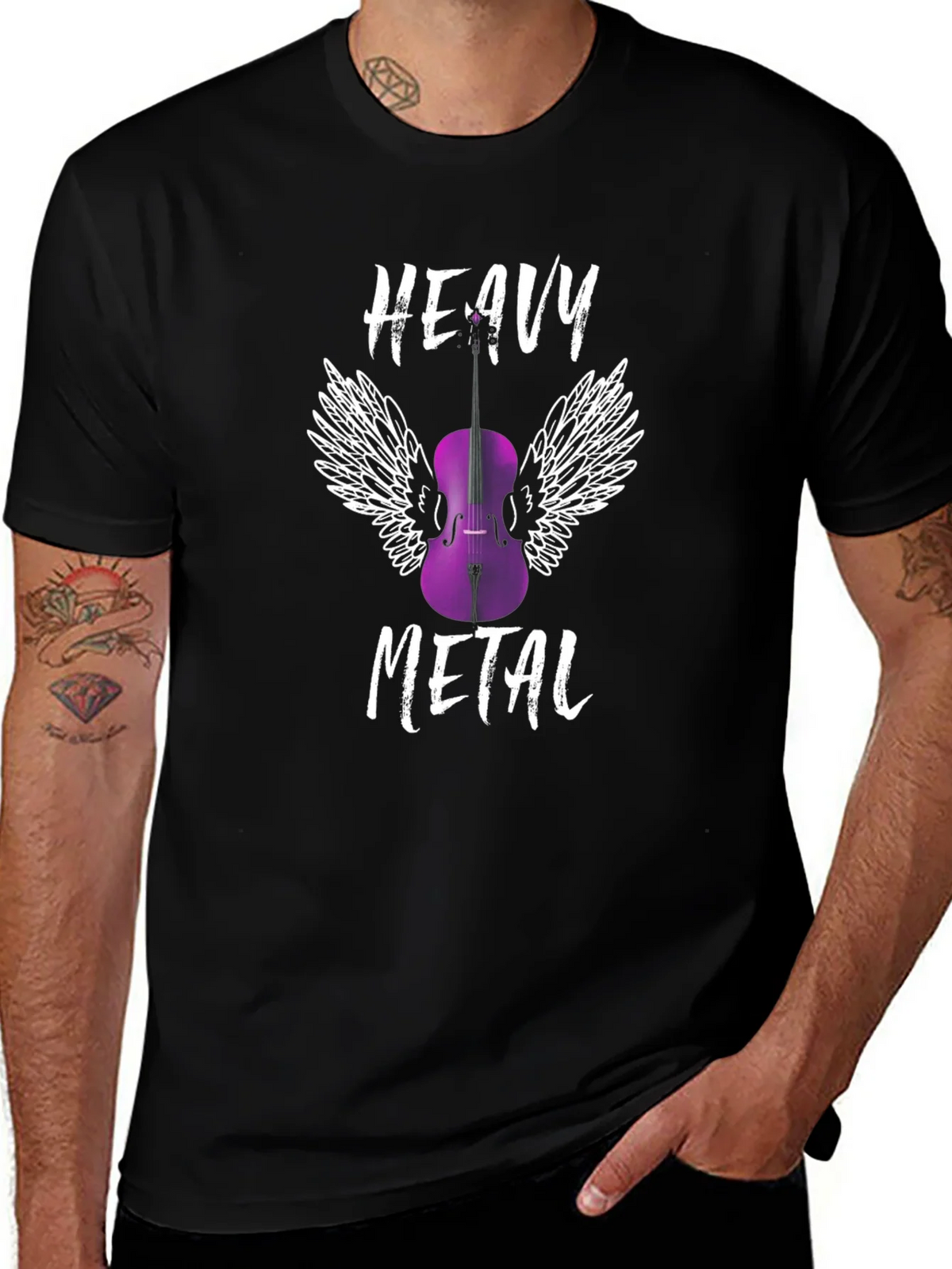 Heavy Metal Cello T-Shirt - Musician Gift product image 1