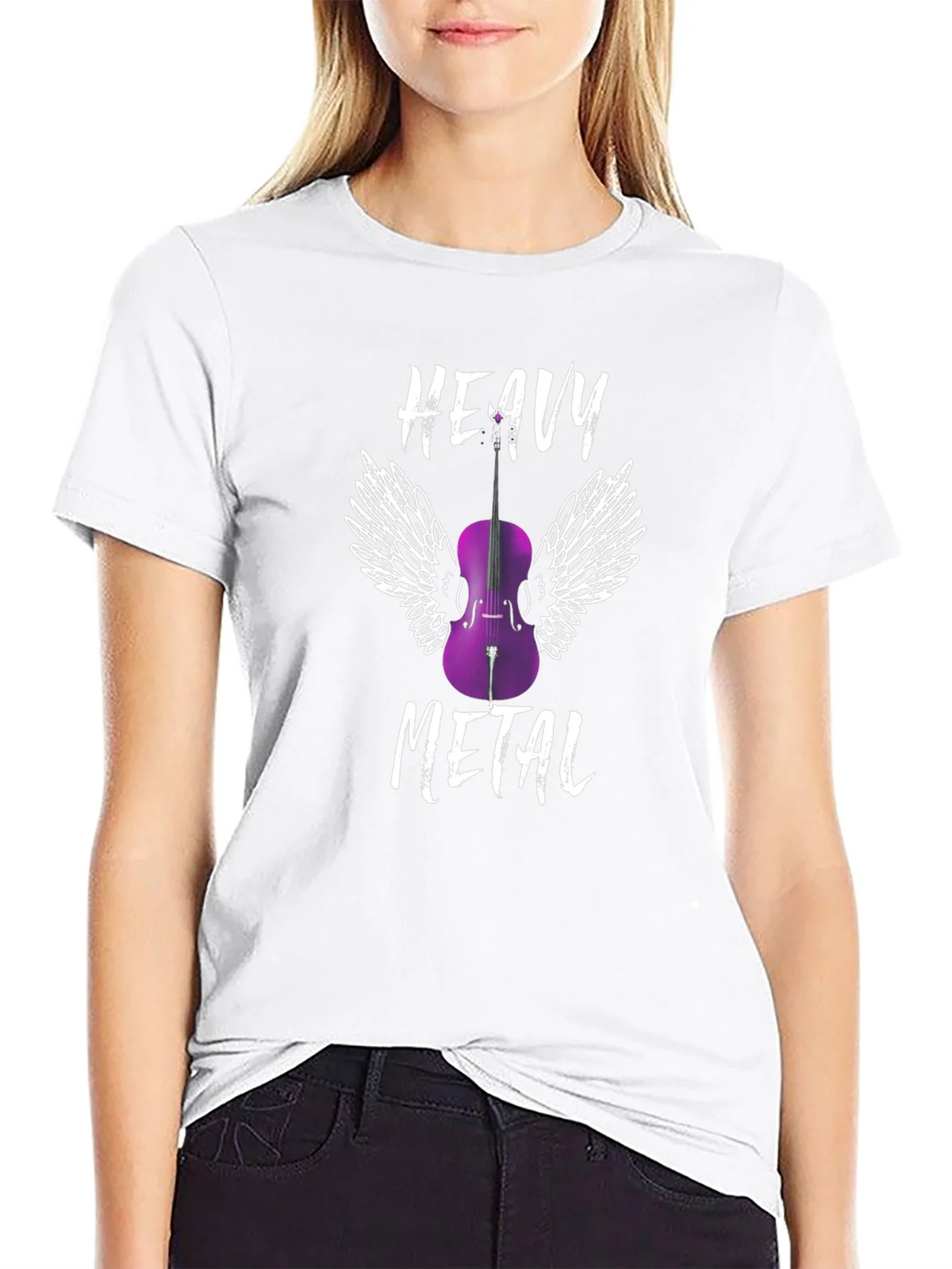 Heavy Metal Cello T-Shirt - Musician Gift product image 8