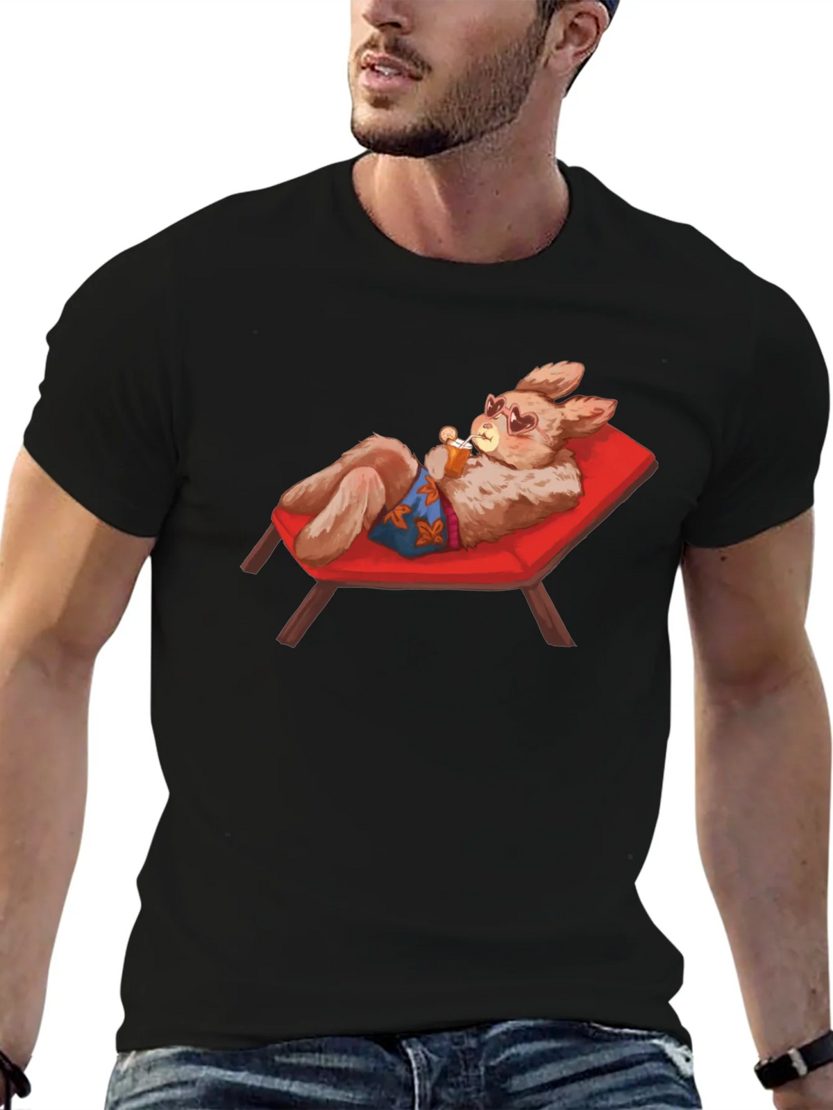 Relaxing Rabbit T-Shirt product image 6