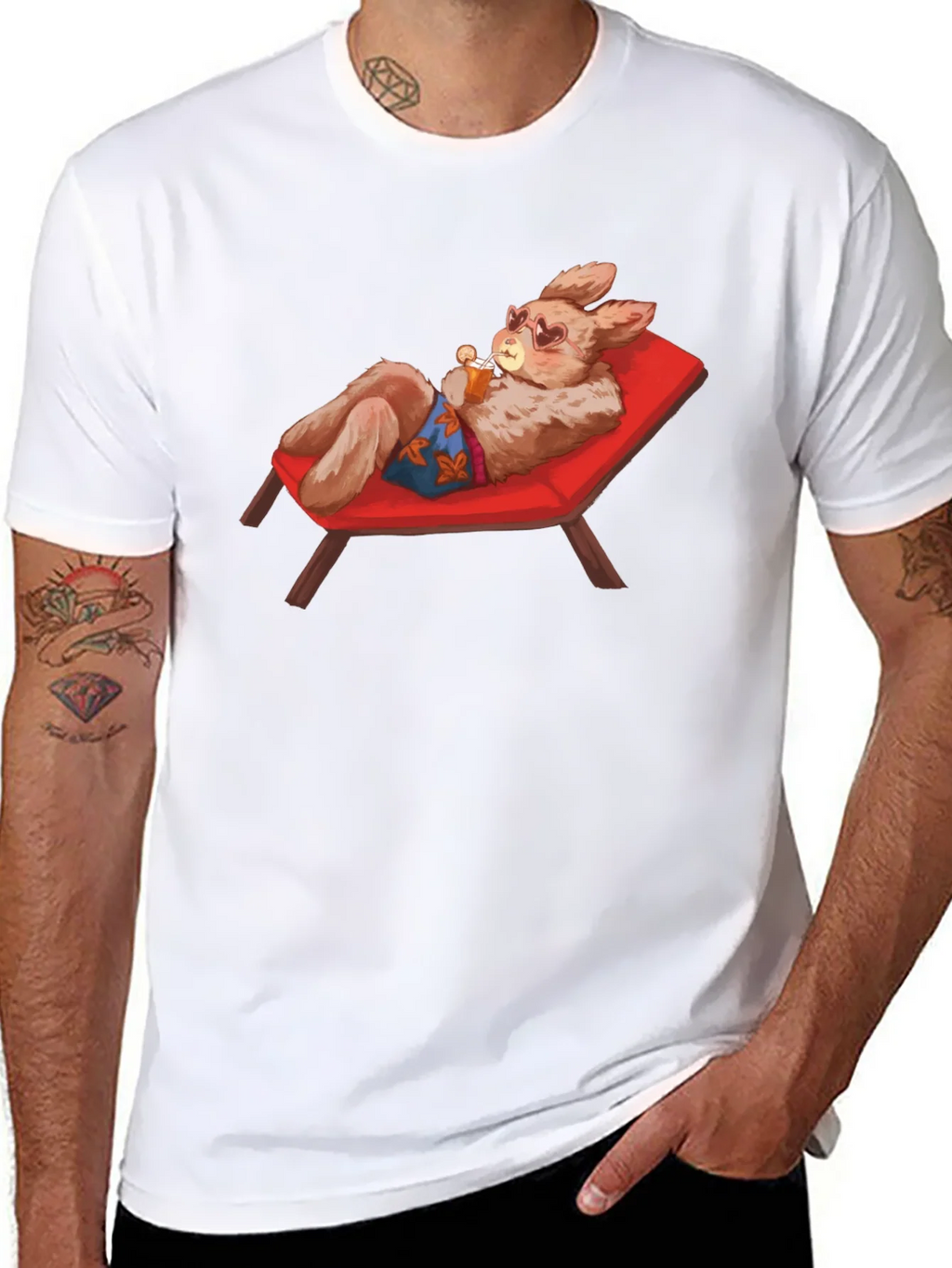 Relaxing Rabbit T-Shirt product image 7
