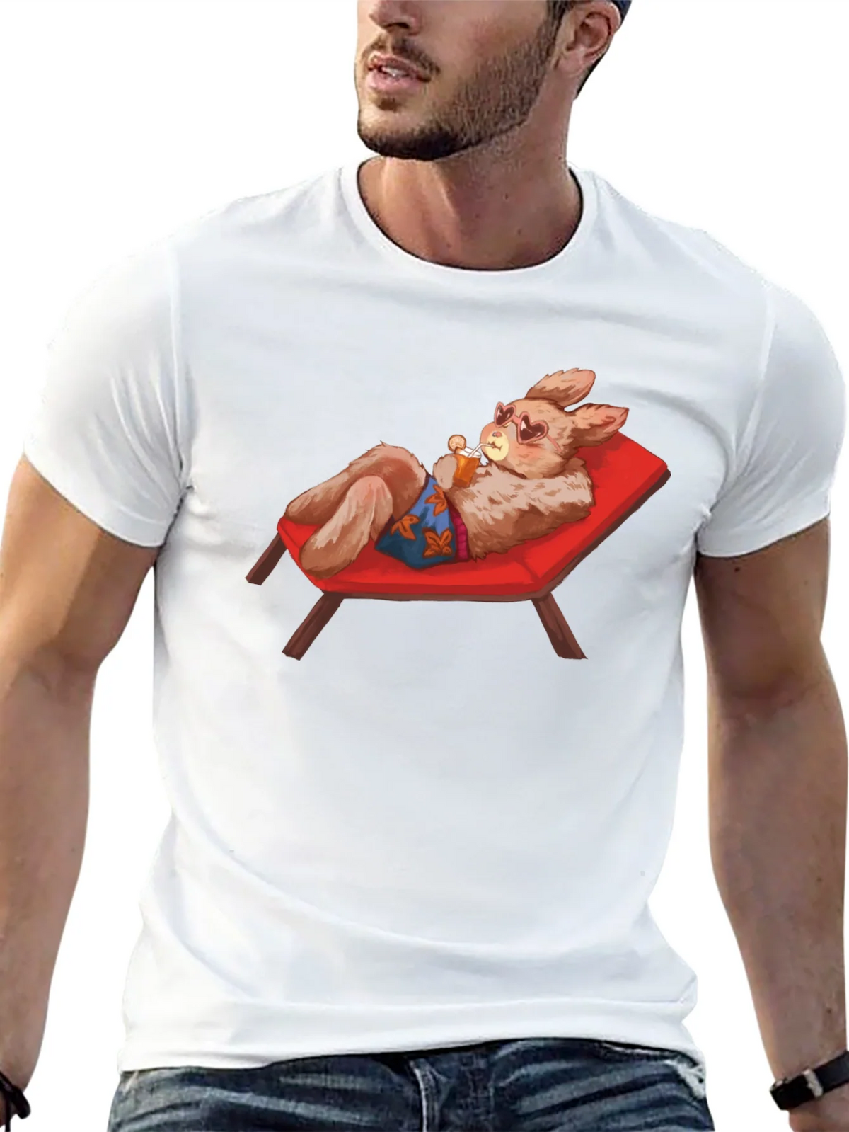 Relaxing Rabbit T-Shirt product image 12