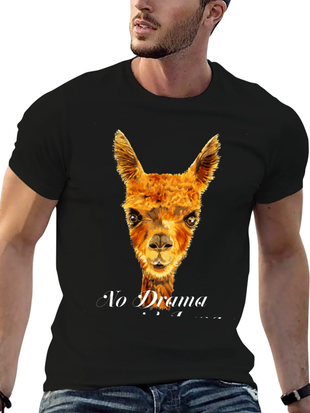 No Drama Llama T-Shirt - Funny Animal Tee product image 6