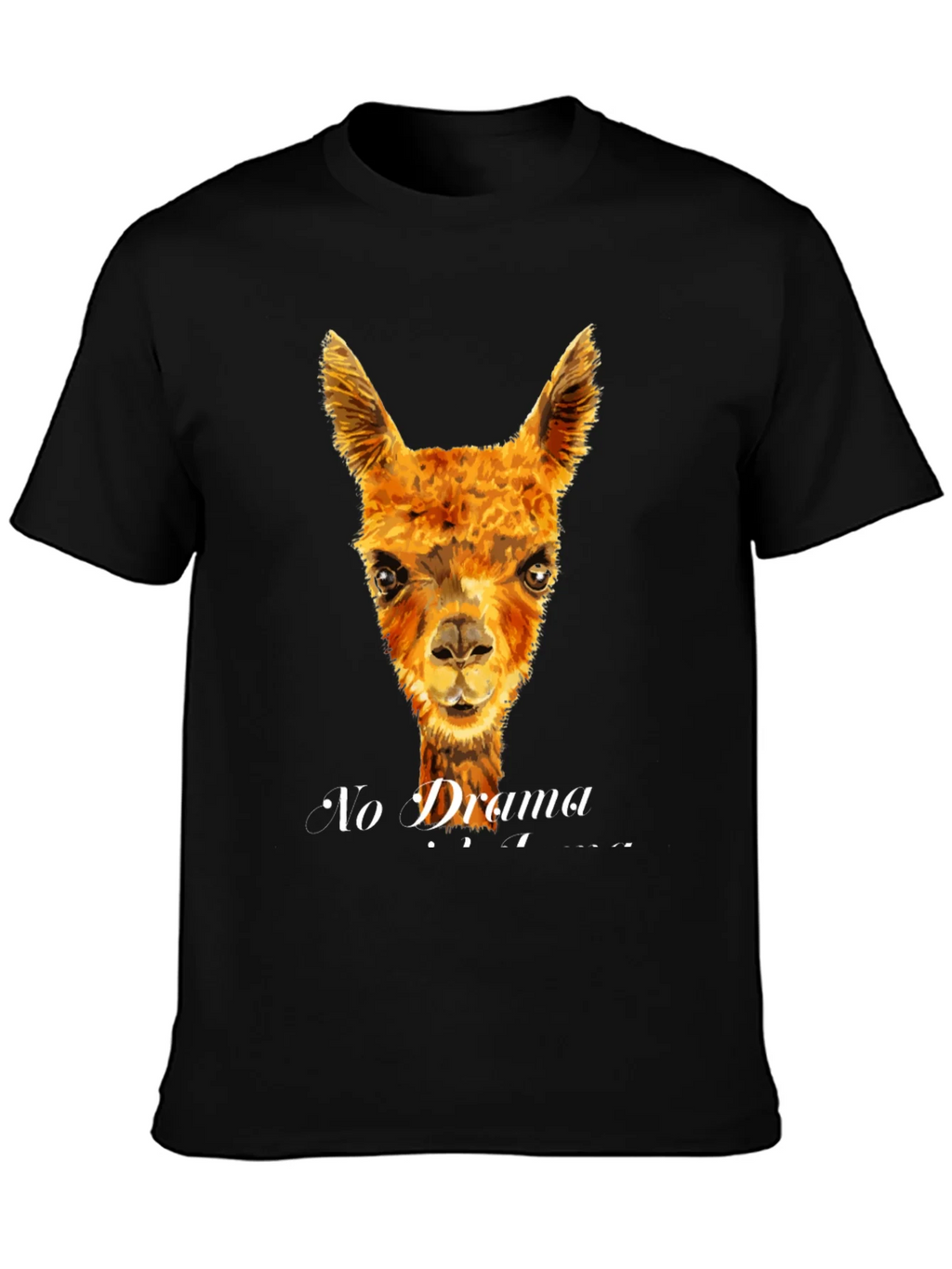 No Drama Llama T-Shirt - Funny Animal Tee product image 3