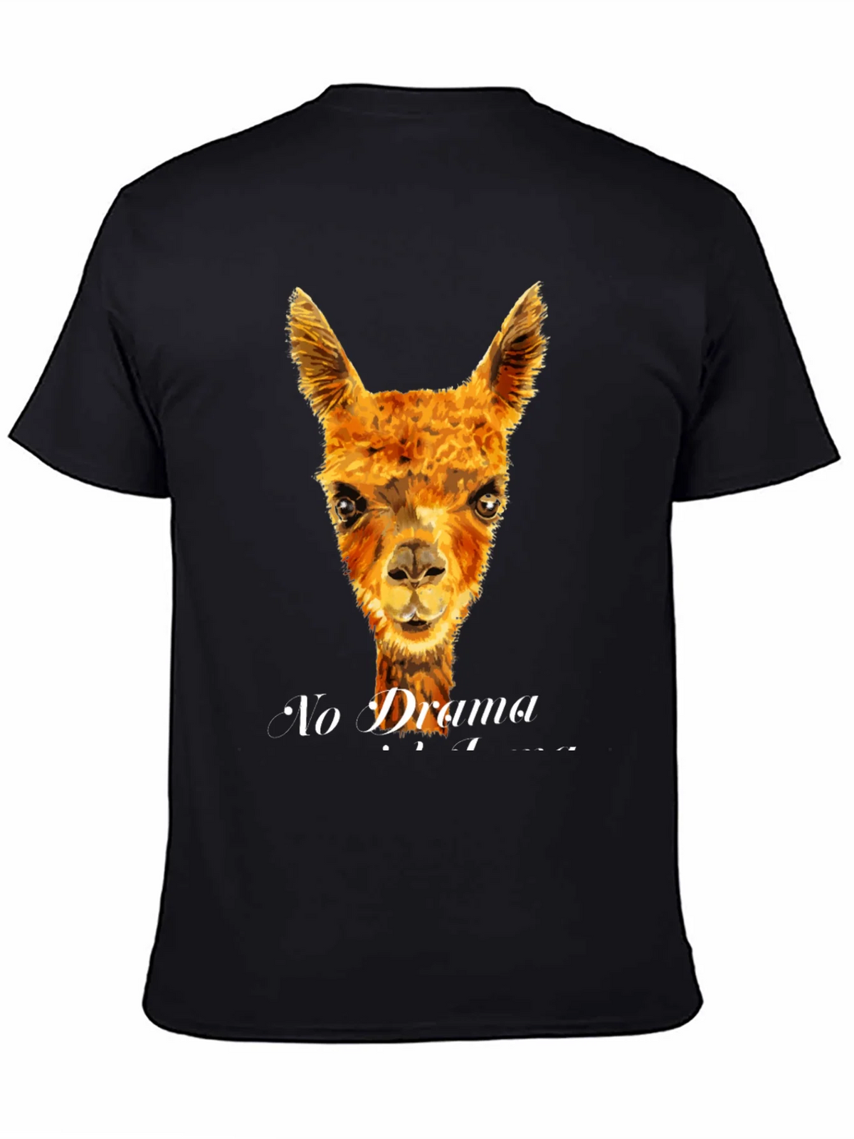 No Drama Llama T-Shirt - Funny Animal Tee product image 4