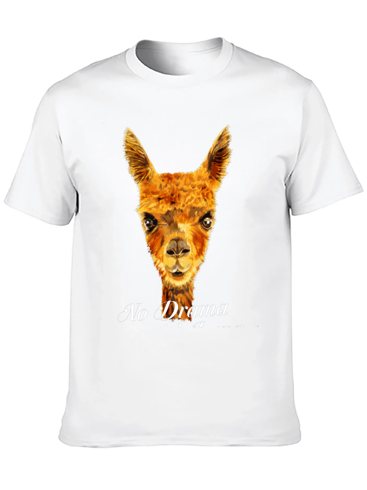 No Drama Llama T-Shirt - Funny Animal Tee product image 9
