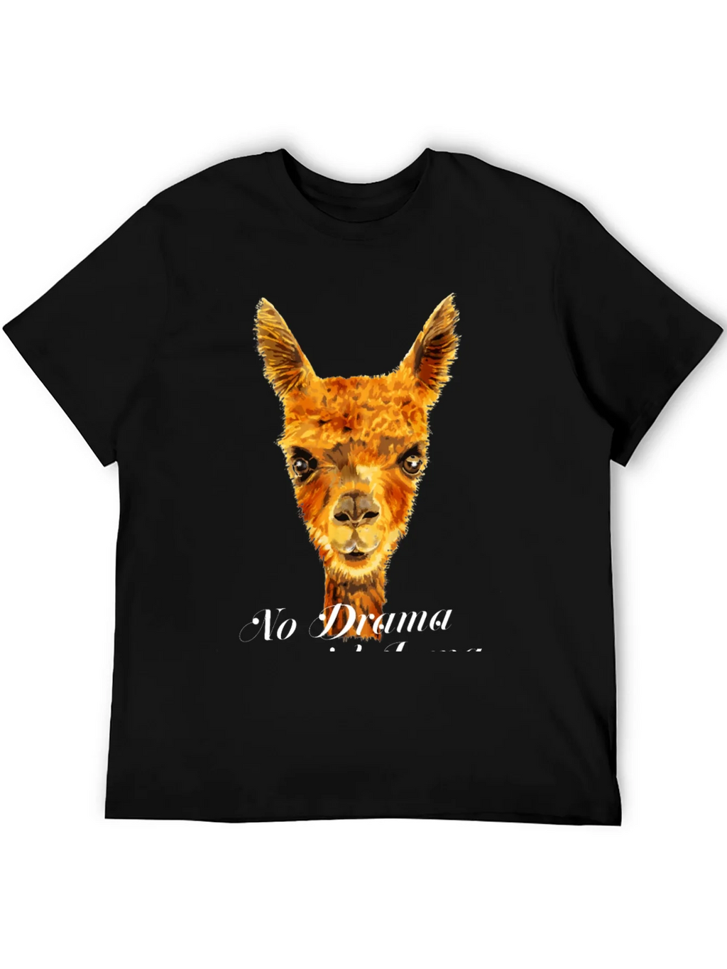 No Drama Llama T-Shirt - Funny Animal Tee product image 5