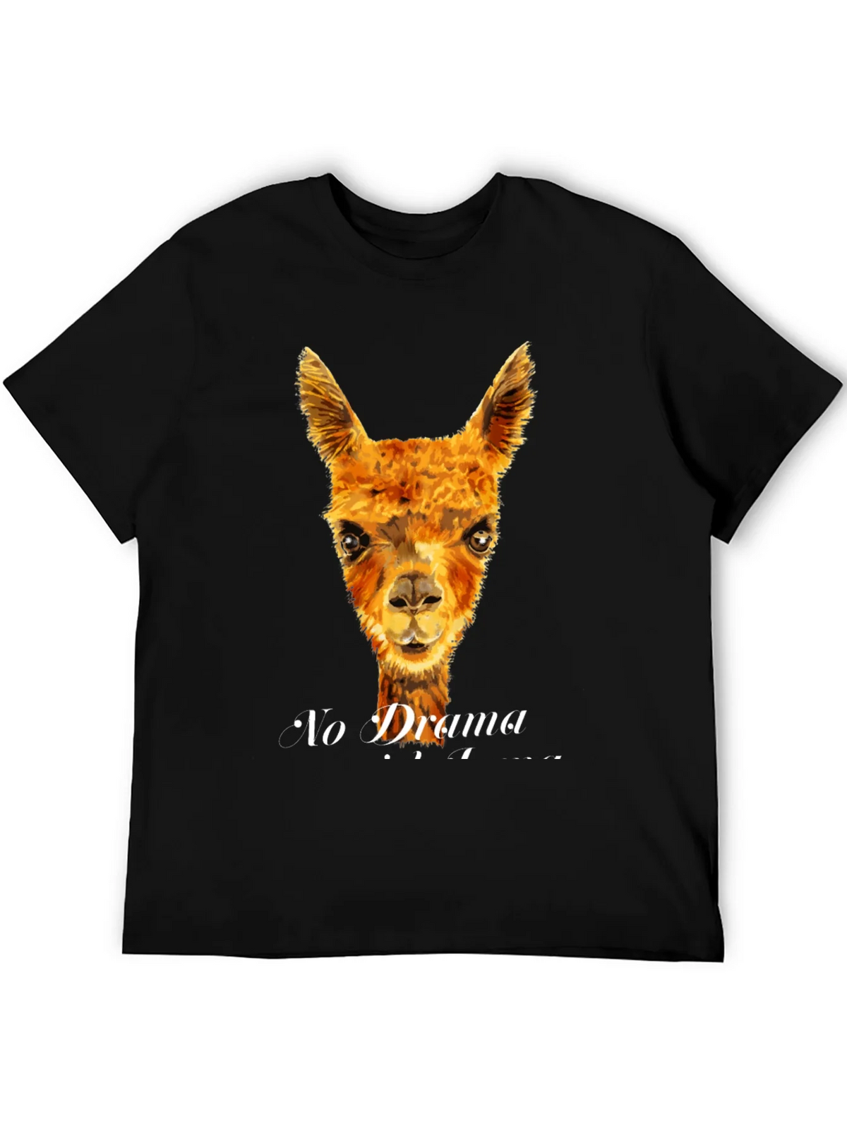 No Drama Llama T-Shirt - Funny Animal Tee product image 5