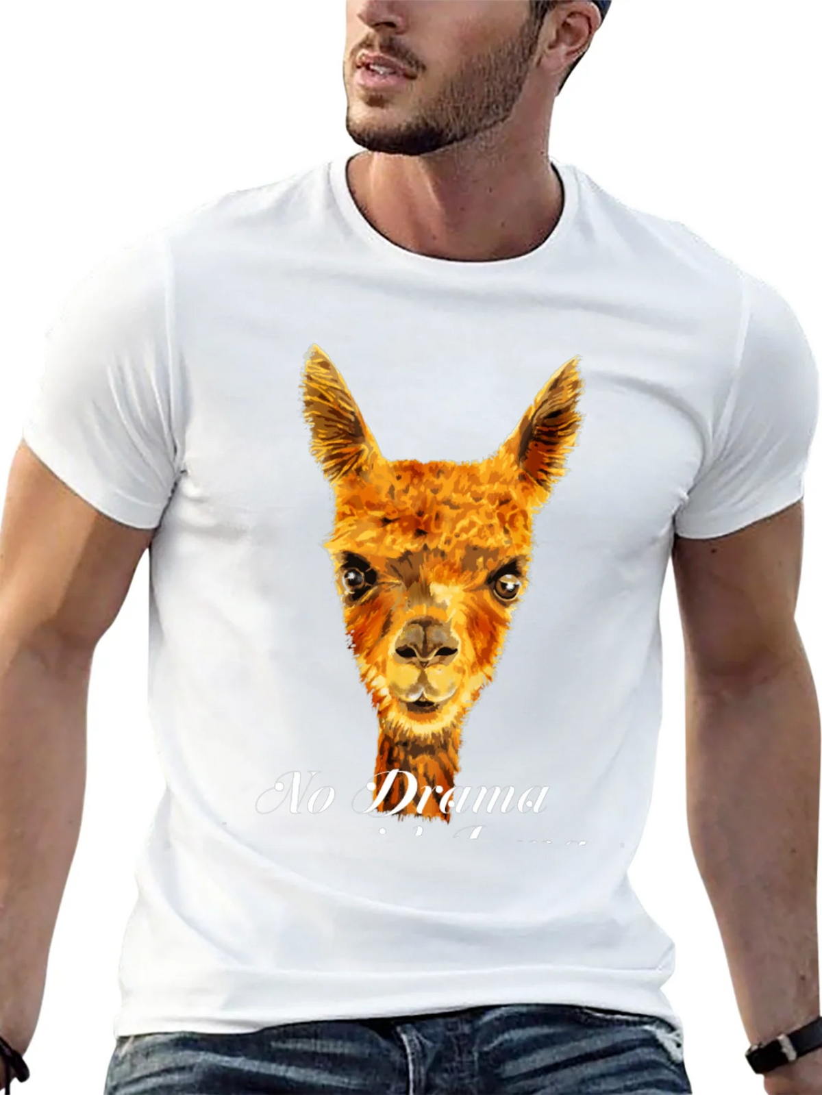 No Drama Llama T-Shirt - Funny Animal Tee product image 12