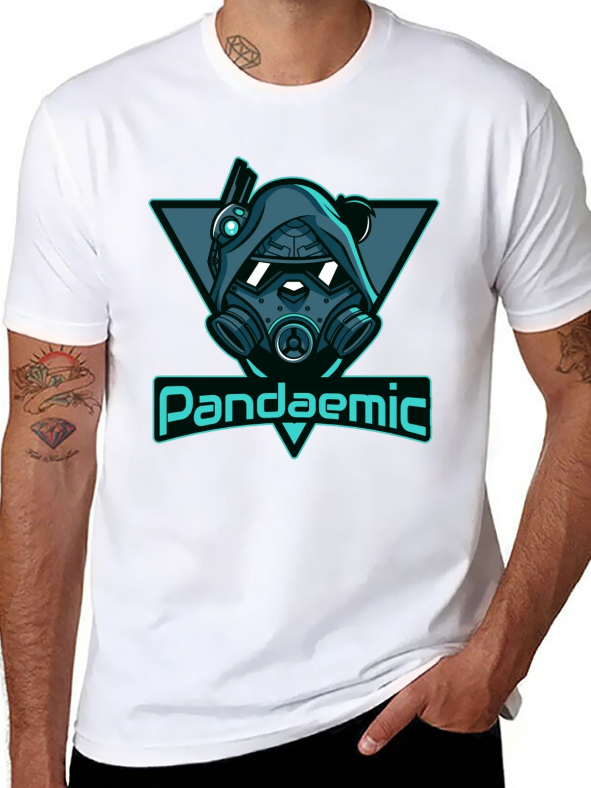 Pandaemic Graphic T-Shirt - Black product image 7