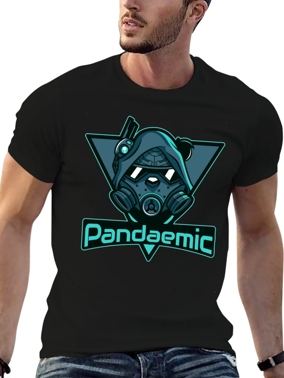 Pandaemic Graphic T-Shirt - Black product image 6