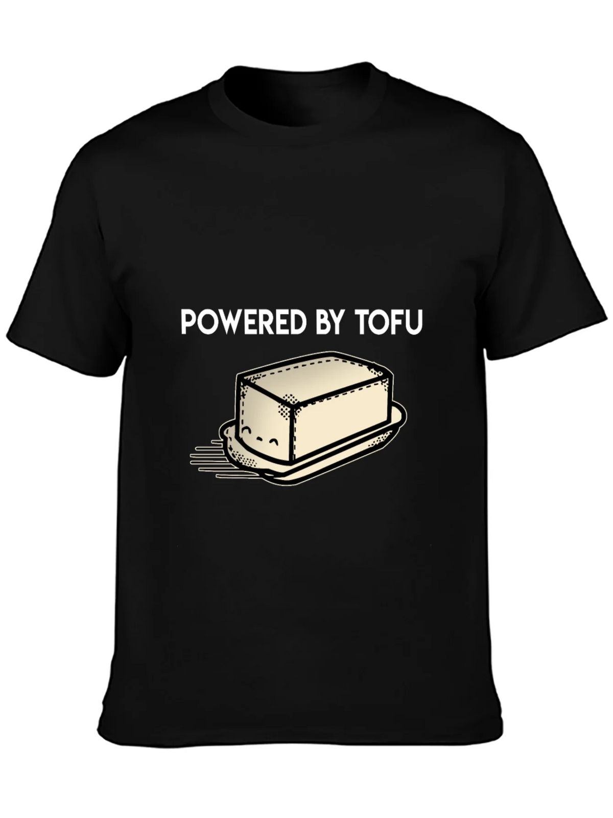 Powered By Tofu Graphic Tee Vegan Shirt product image 3