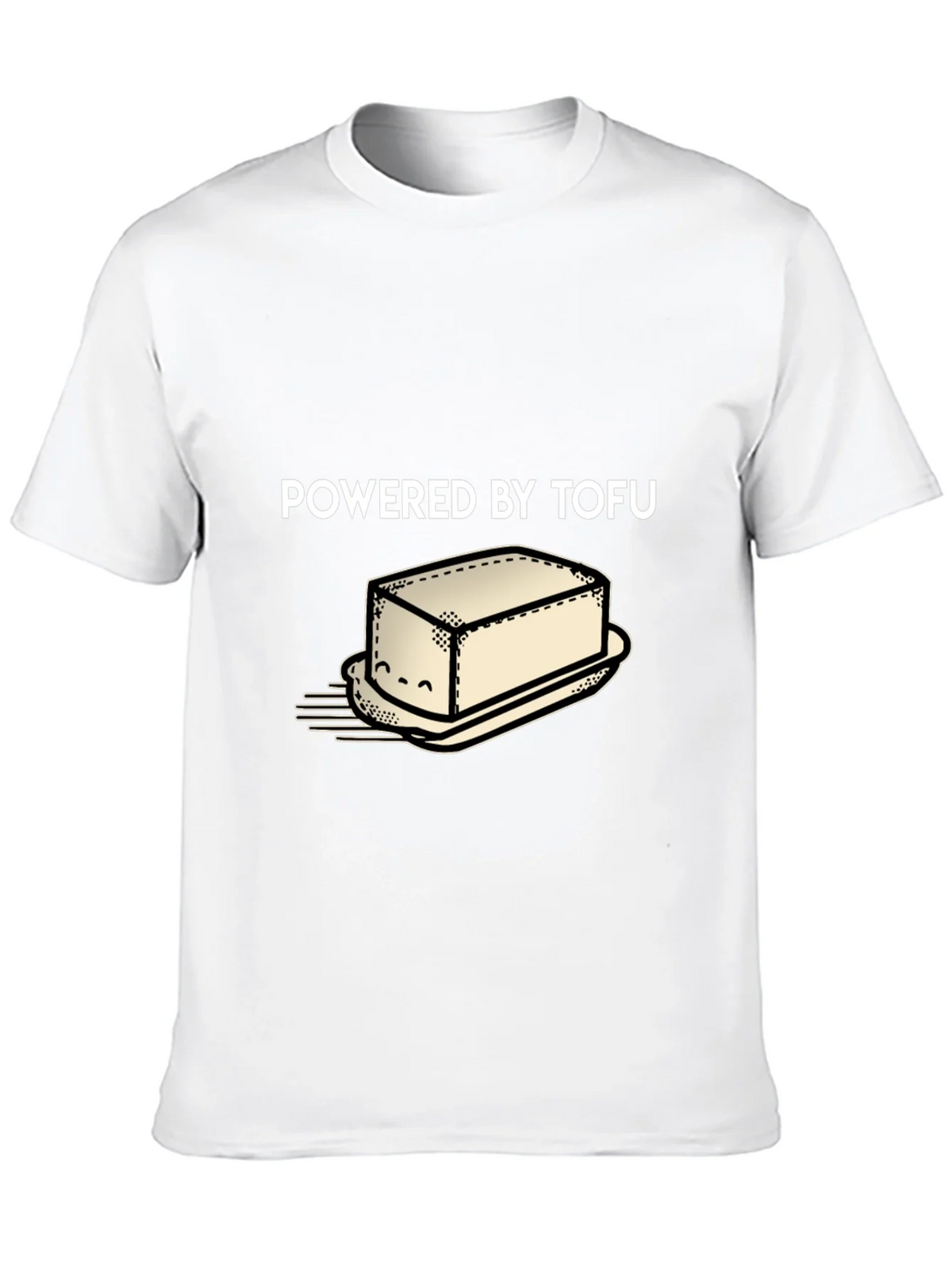 Powered By Tofu Graphic Tee Vegan Shirt product image 9
