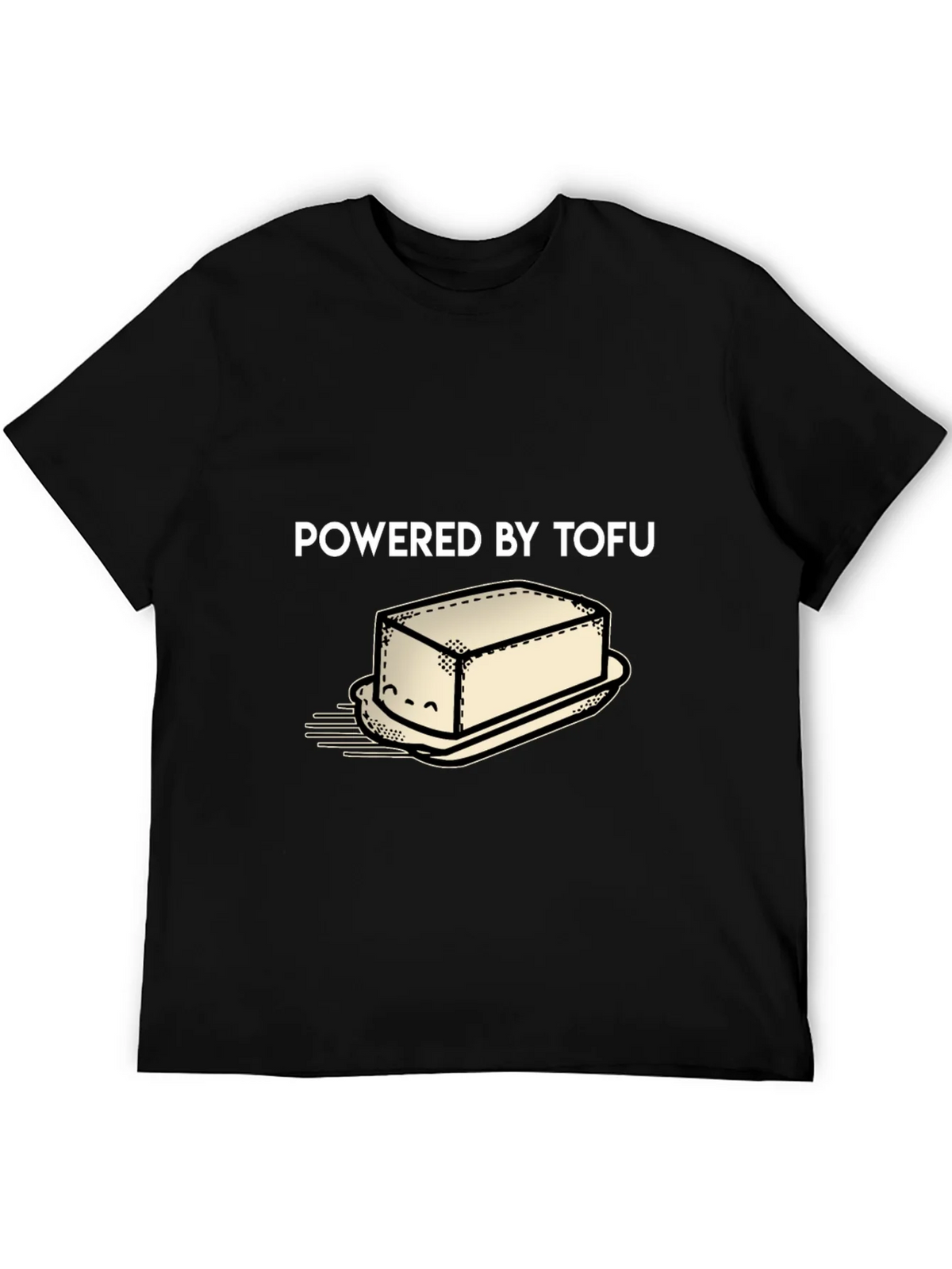 Powered By Tofu Graphic Tee Vegan Shirt product image 5