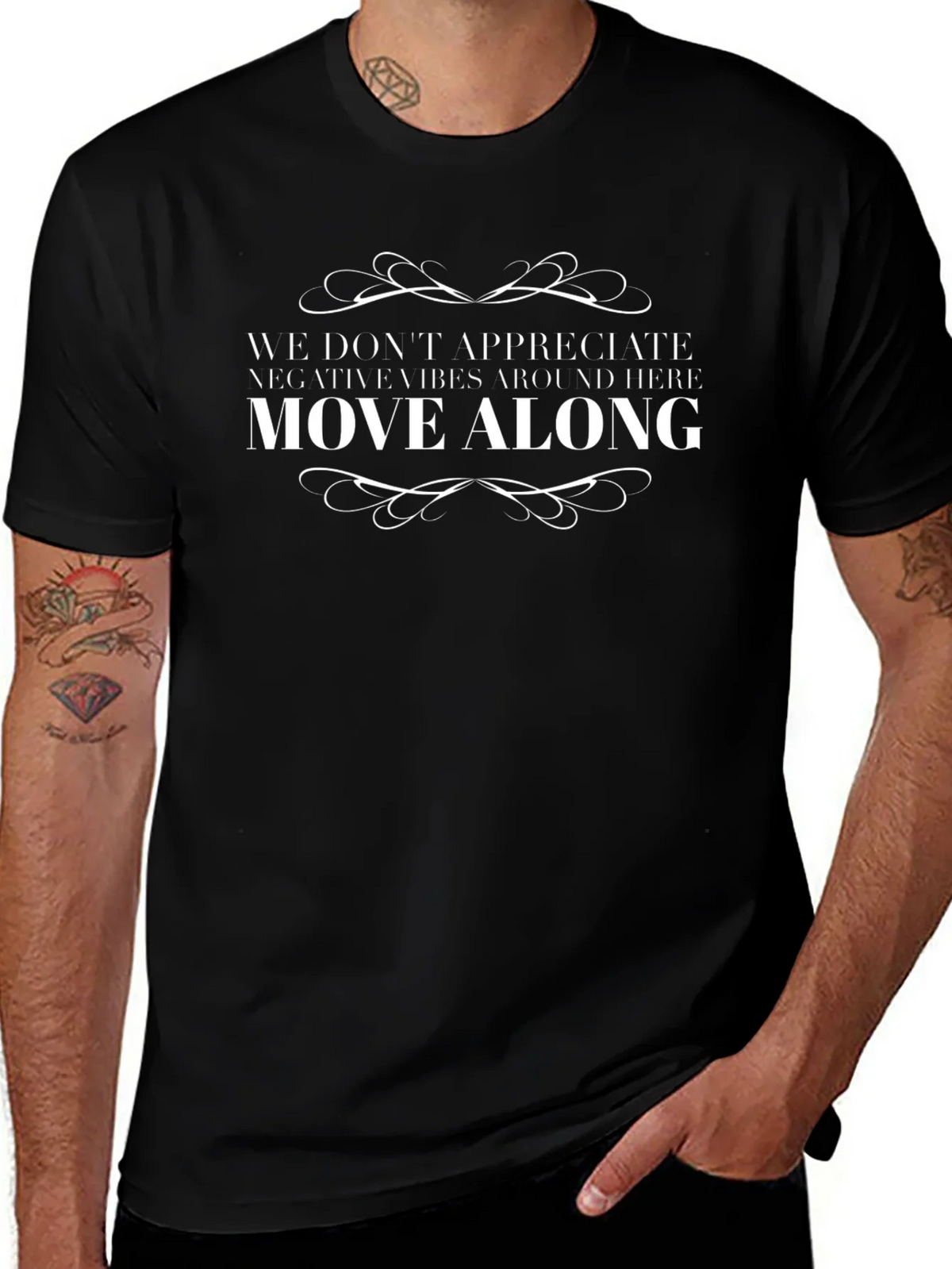 We Dont Appreciate Negative Vibes T-Shirt product image 1