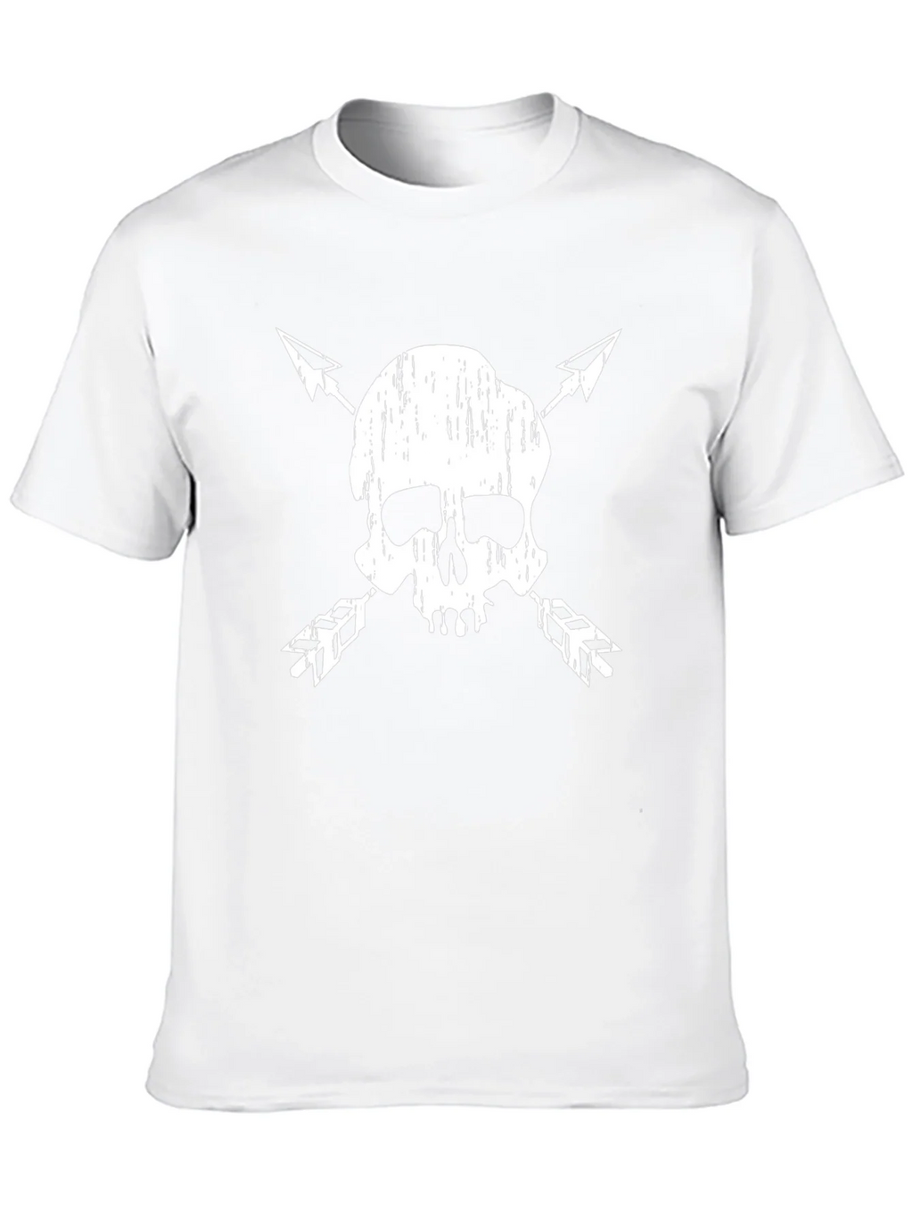 Skull & Arrow Graphic Tee - Black Cotton Blend product image 9