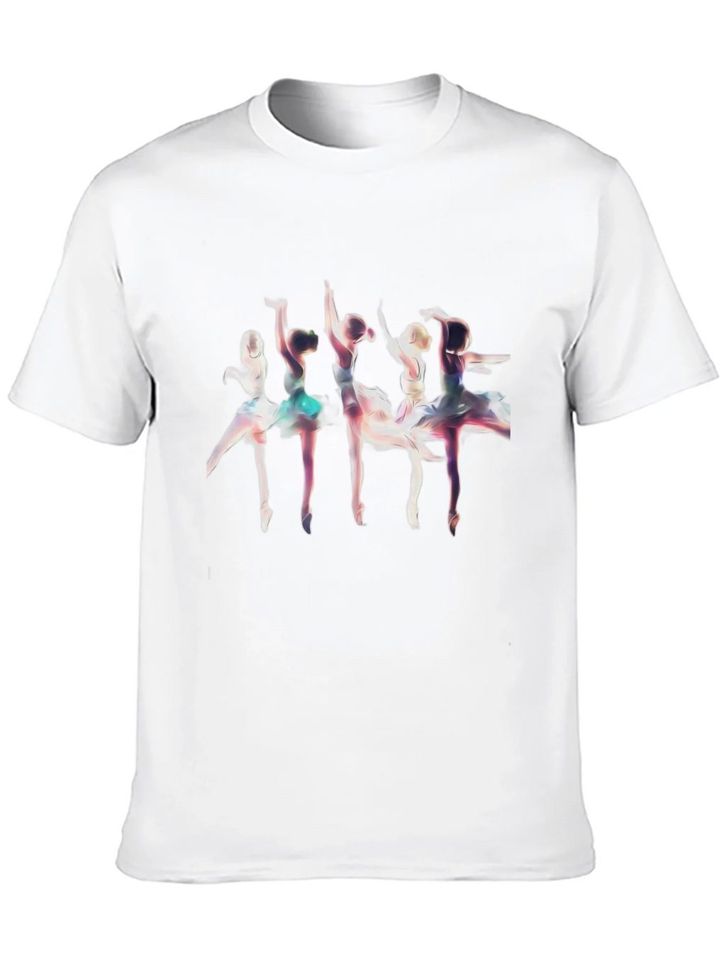Ballerina Graphic T-Shirt - Black Cotton Tee product image 9