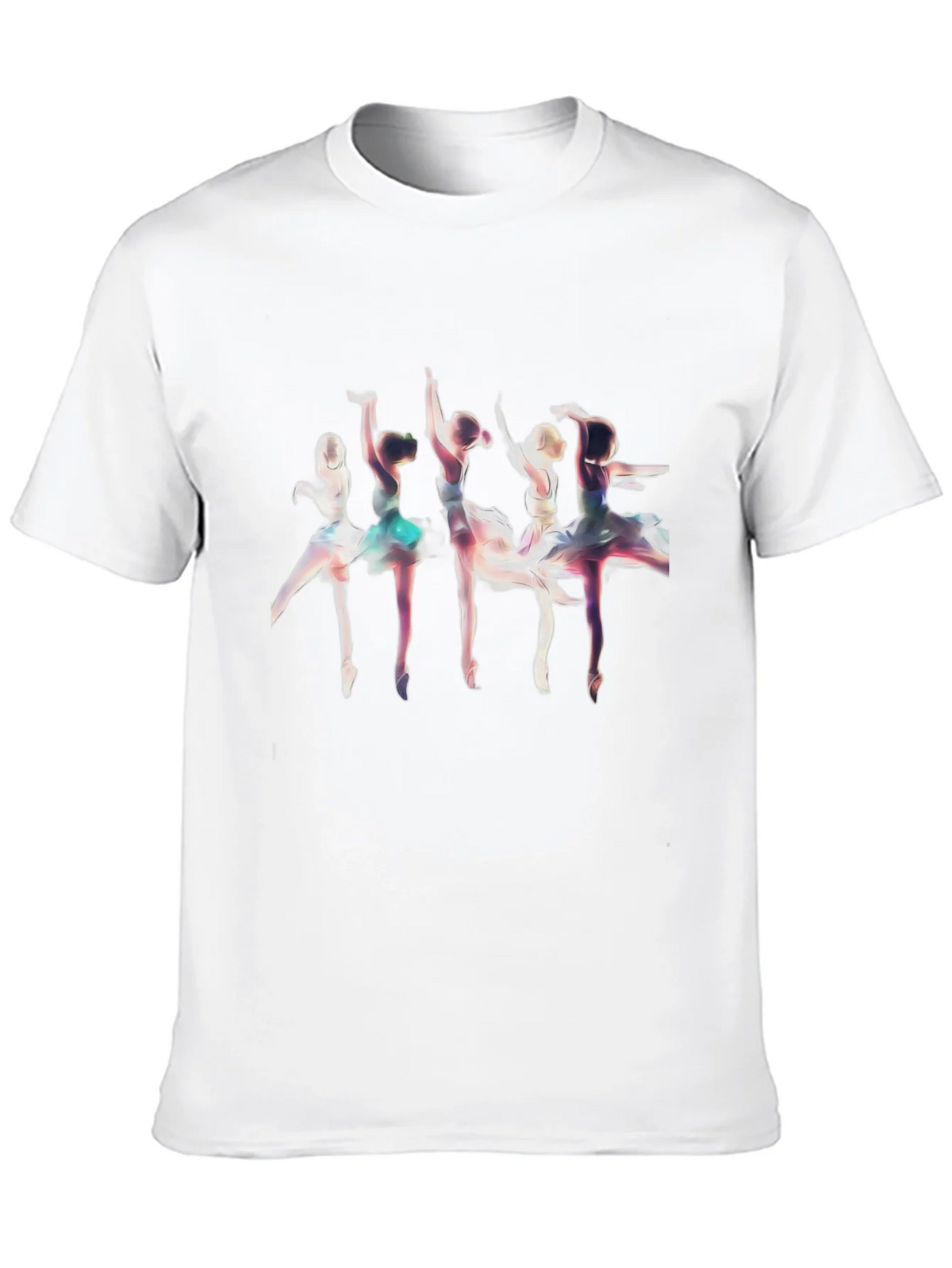 Ballerina Graphic T-Shirt - Black Cotton Tee product image 9