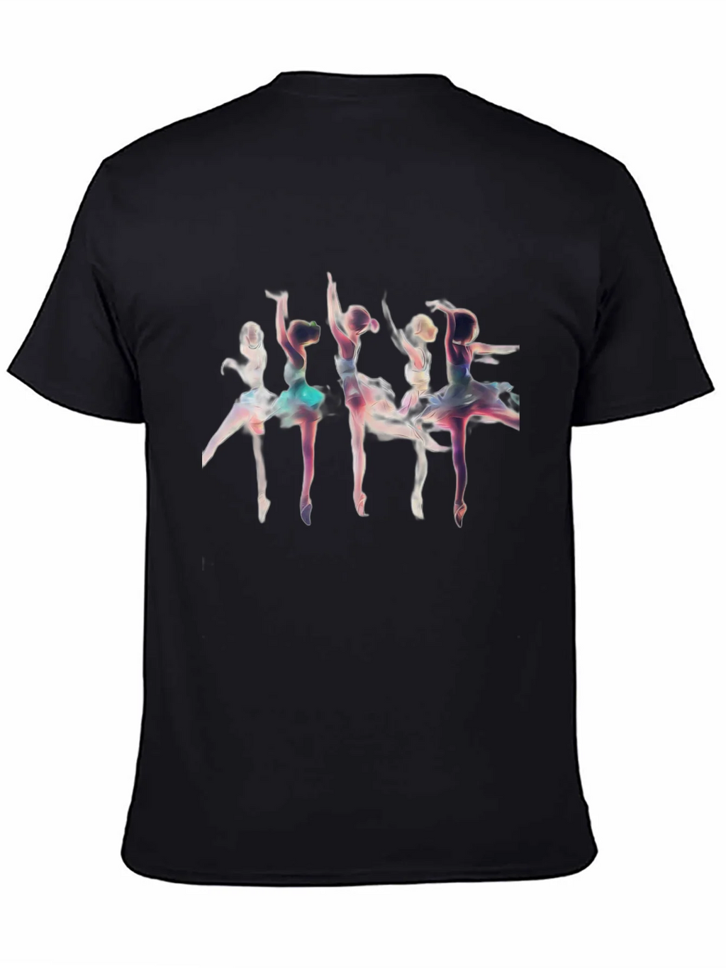 Ballerina Graphic T-Shirt - Black Cotton Tee product image 4